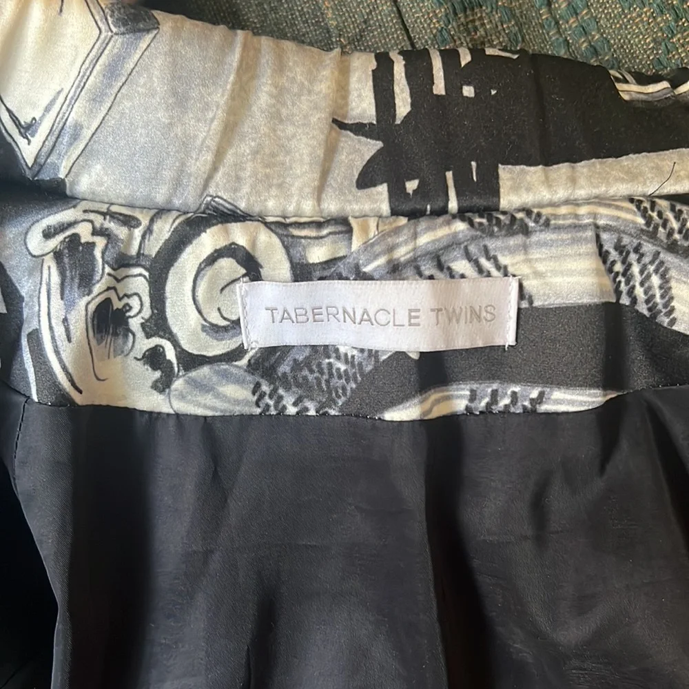 Hand painted silk bomber - Picture 3 of 4